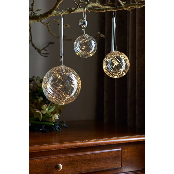 Decorazione luminosa a LED Sfera, Ø 10 cm Wave - Sirius-image-1