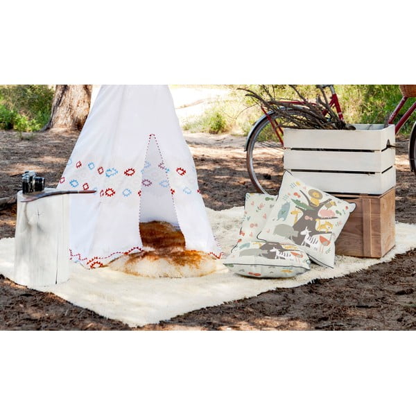 Cuscino reversibile Animal Tree, 45 x 45 cm - Little Nice Things-image-1
