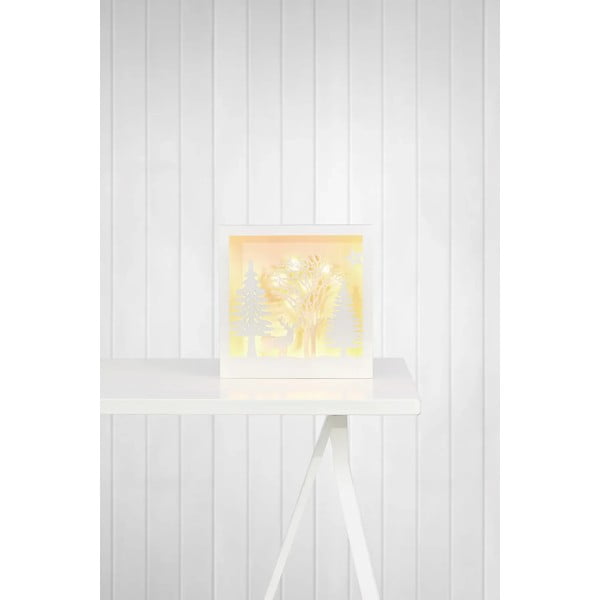 Decorazione luminosa natalizia bianca Folkabo - Markslöjd-image-1