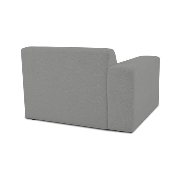 Modulo divano grigio in tessuto bouclé (angolo sinistro) Roxy - Scandic-image-2