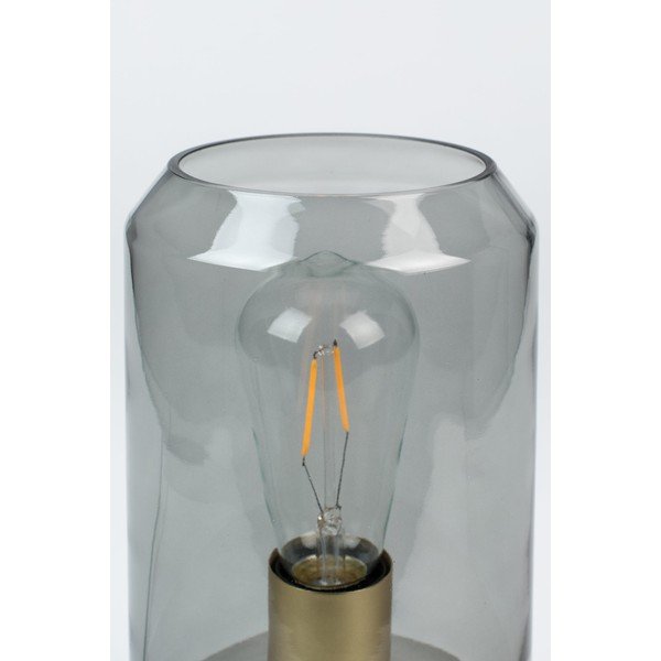 Lampada da tavolo grigia Kato - White Label-image-2