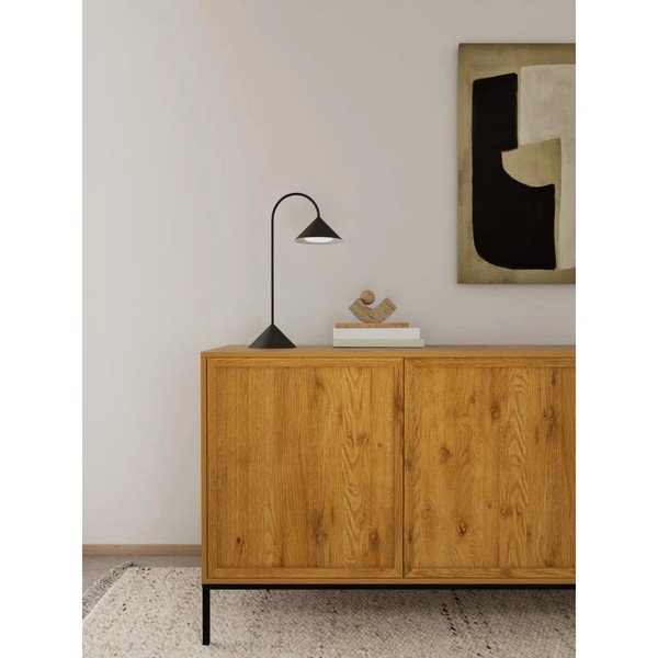 Credenza di colore naturale con effetto rovere 158x80x40 cm Palmdale – Actona-image-2