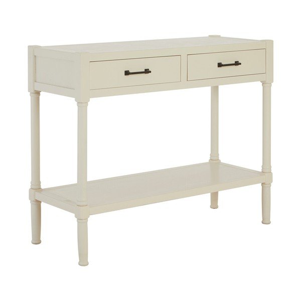 Tavolo consolle bianco in pino massiccio 35x91 cm Heritage – Premier Housewares