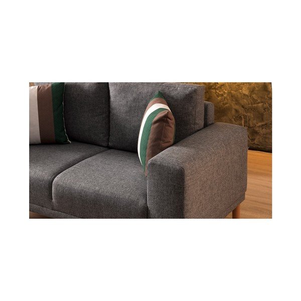 Divano a due posti grigio Franz - Balcab Home-image-4