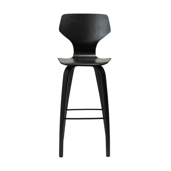 Sgabello da bar nero (altezza della seduta 75 cm) S.I.T – DAN-FORM Denmark-image-1