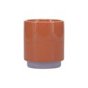 Tazzina arancione/viola in gres 270 ml Duo – ONA