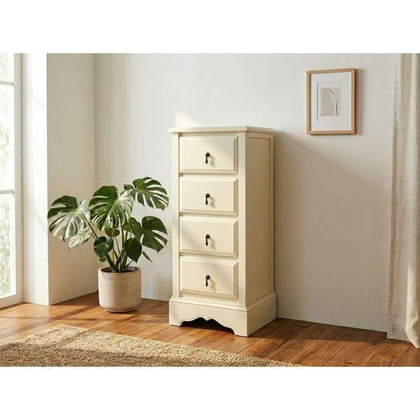 Armadietto avorio 43x104x50 cm Florence – Premier Housewares-image-1