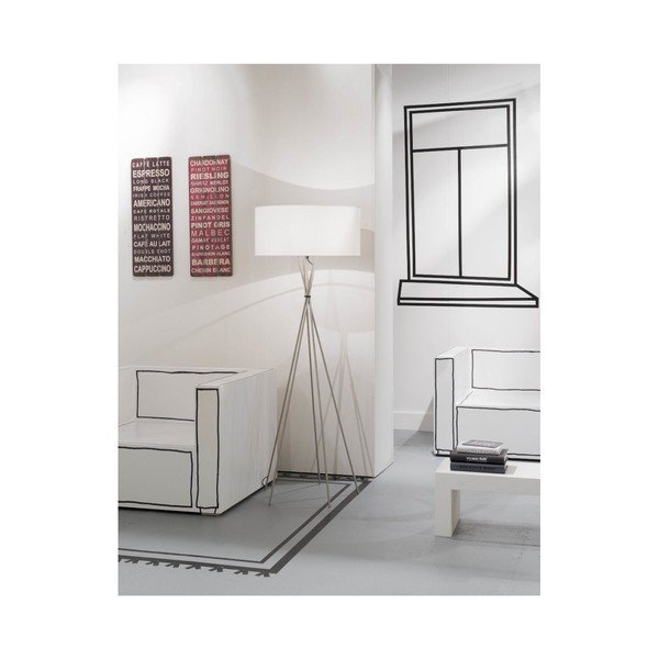 Lampada a stelo grigia con paralume marrone scuro Lima - Citylights-image-2