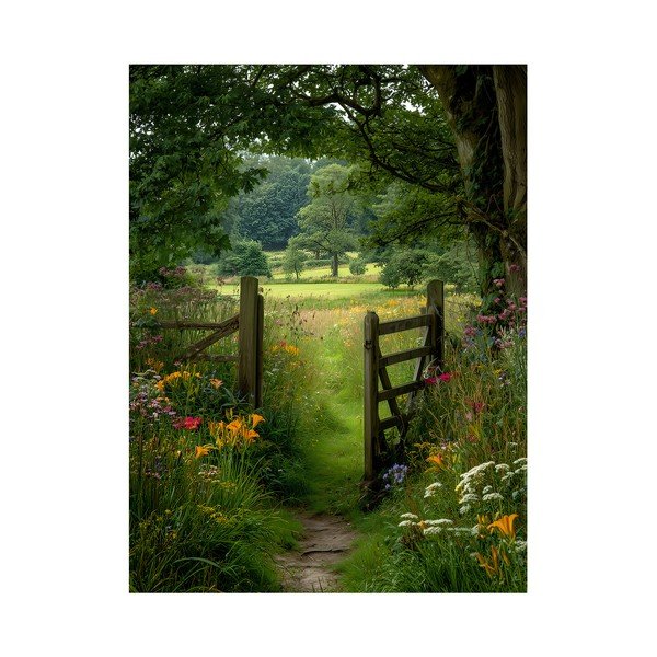 Dipinto 60x80 cm Garden Gate – Styler