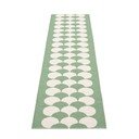 Passatoia da interno/esterno verde/color crema 70x250 cm Poppy Oregano – Pappelina