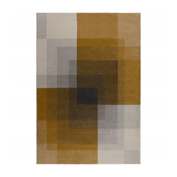 Tappeto grigio e giallo , 160 x 230 cm Plaza - Flair Rugs