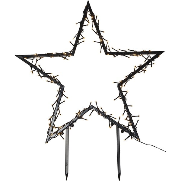 Decorazione luminosa nera per esterni con motivo natalizio Spiky - Star Trading