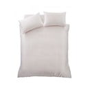 Set copripiumino e federa rosa in raso di seta per letto matrimoniale e per letto esteso 230x220 cm Silky Soft – Catherine Lansfield