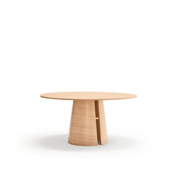 Tavolo da pranzo rotondo con effetto frassino ø 157 cm Cep – Teulat-image-2