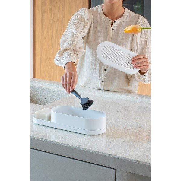 Supporto per detersivo bianco in plastica SinkStyle - Brabantia-image-1