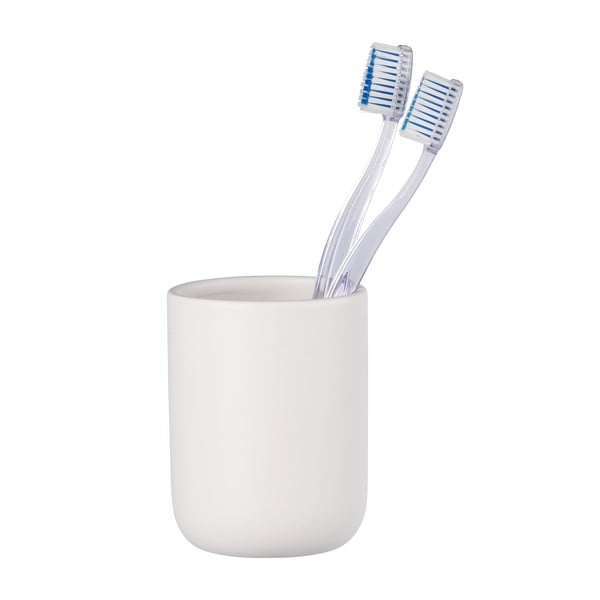 Tazza in ceramica bianca per spazzolini da denti Olinda - Allstar-image-1