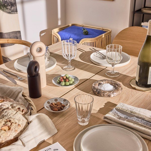 Macina pepe e sale di colore naturale in legno Hoop – OYOY Living Design-image-1