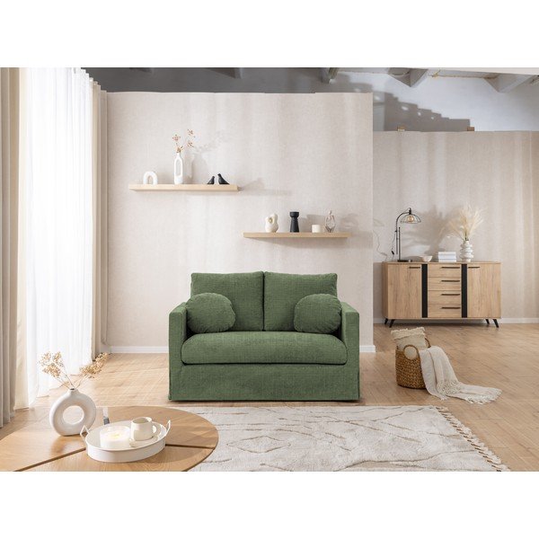 Divano verde 140 cm Paphos – Ropez-image-3