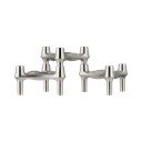Portacandele in set in metallo 3 pz BMF – STOFF Nagel