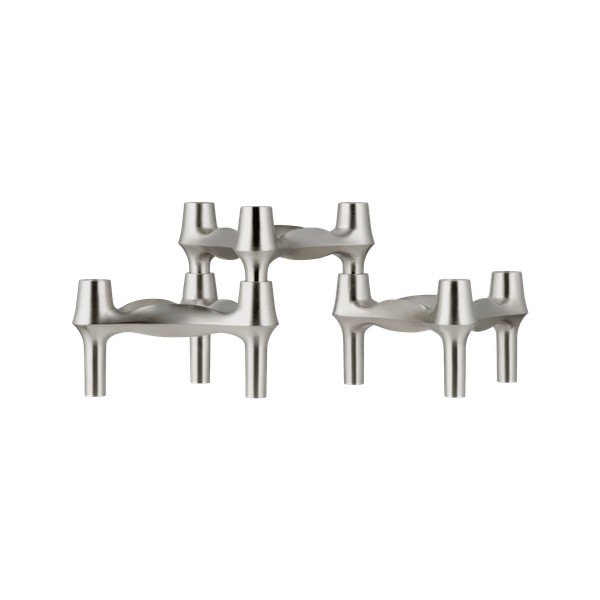 Portacandele in set in metallo 3 pz BMF – STOFF Nagel