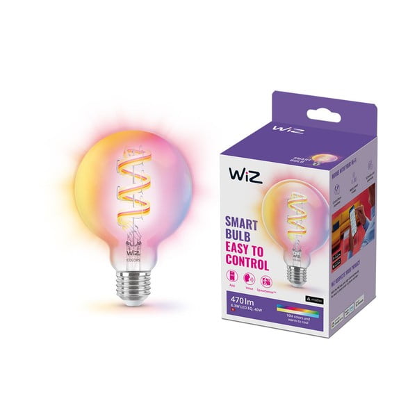 Lampadina smart con filamenti con presa E27, 6 W – WiZ