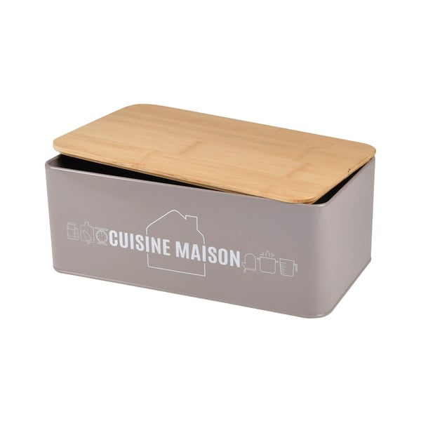 Contenitore per il pane in metallo - Homéa-image-2