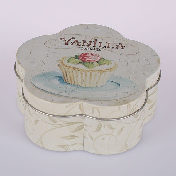 Plechová dóza Vanilla Cupcake Flower