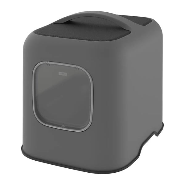 Set di lettiera e paletta per gatti antracite Biala - Rotho-image-1