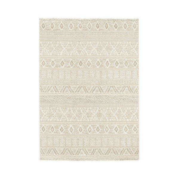 Tappeto crema chiaro Arty Roanne, 200 x 290 cm - Elle Decoration