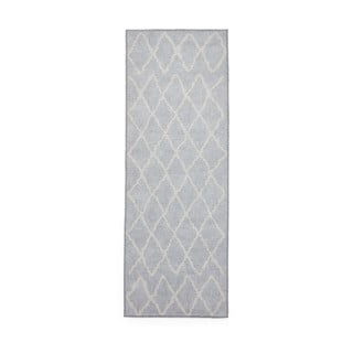 Passatoia grigio chiaro lavabile 76x230 cm Coral Light Grey – Think Rugs