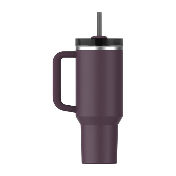 Borraccia termica viola scuro in acciaio inox 1,18 l Quencher H2.0 FlowState Tumbler Plum – Stanley-image-3