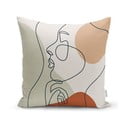 Federa Pastello disegno viso, 45 x 45 cm - Minimalist Cushion Covers