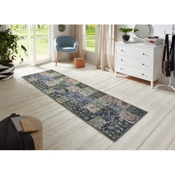 Tappeto verde 250x80 cm Kirie - Hanse Home-image-1