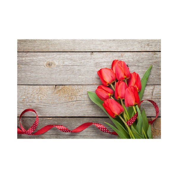 Tappetino in vinile Tulipani, 52 x 75 cm - Zerbelli