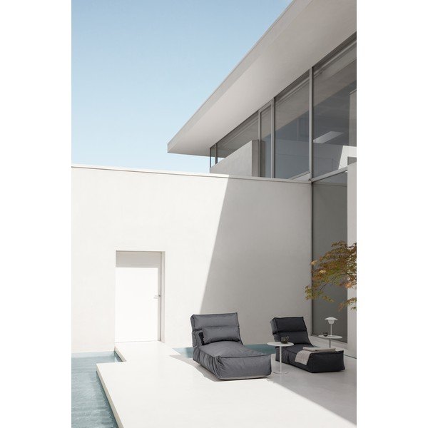 Sedia a sdraio da giardino grigio scuro Coal Stay - Blomus-image-3