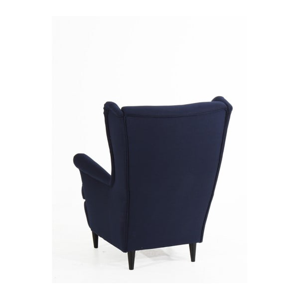 Poltrona blu scuro Clint - Max Winzer-image-3