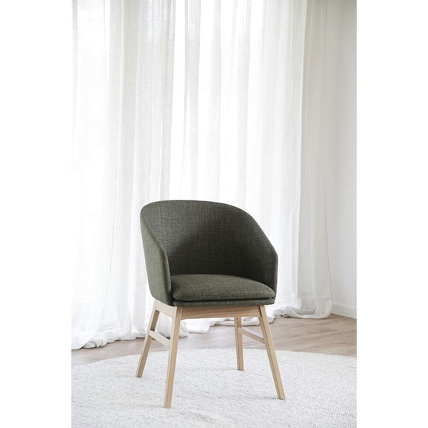 Set di sedie da pranzo verde in imbottito 2 pz Windham – Rowico-image-1