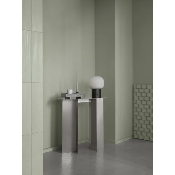 Tavolo consolle marrone in acciaio 35x80 cm Oru – Blomus-image-1