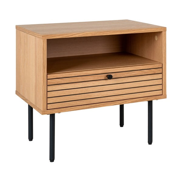 Tavolino effetto rovere 40x50 cm Kyoto - House Nordic-image-4