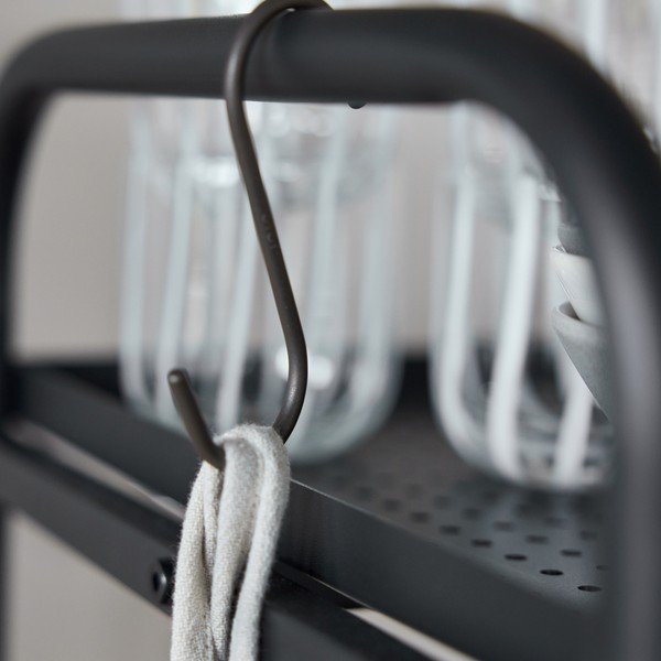 Tavolino da servizio in acciaio su ruote 37,5x52 cm Maki – OYOY Living Design-image-4