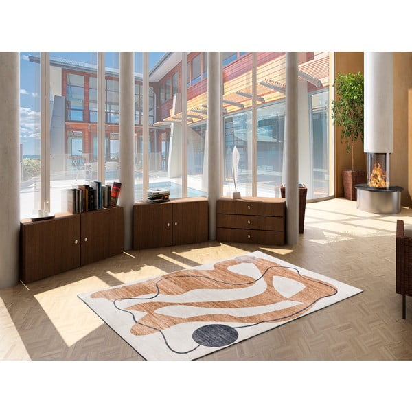 Tappeto arancione 140x200 cm Class - Universal-image-2