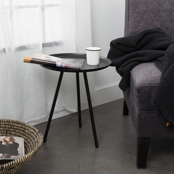 Tavolino grigio Frost - White Label-image-1