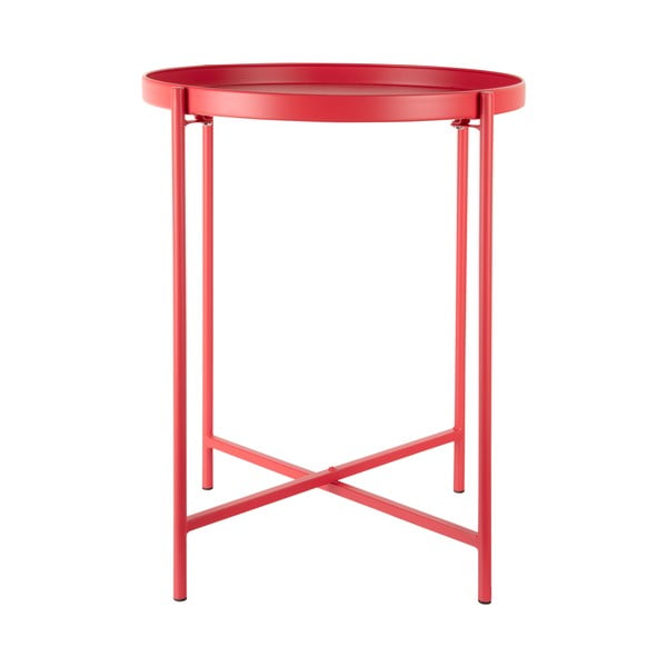 Tavolino rotondo in metallo ø 40 cm Meseta  – Leitmotiv-image-2