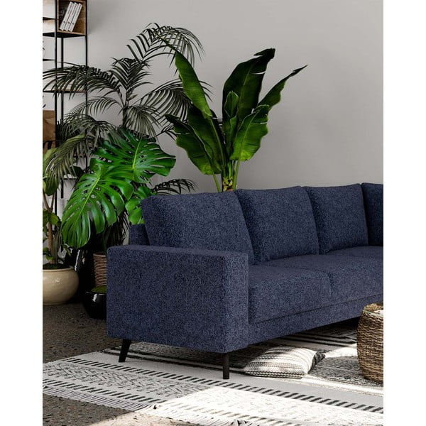Divano angolare blu scuro (variabile) Fynn - Ghado-image-4