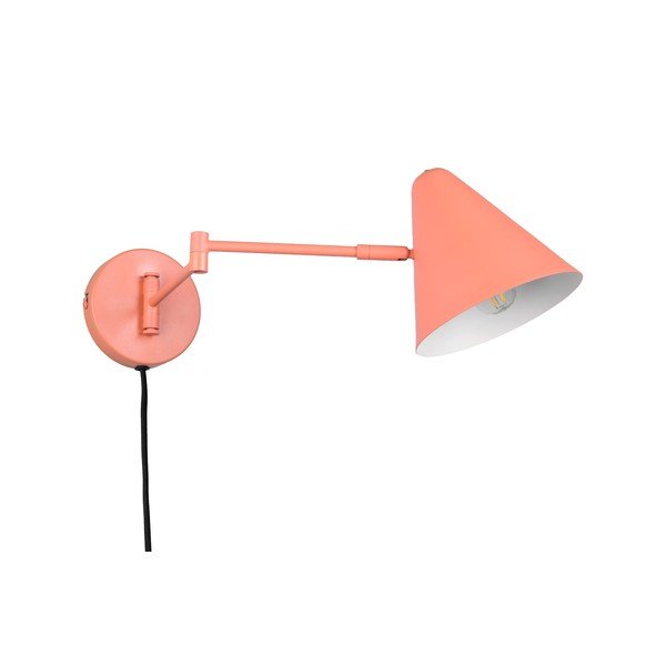 Lampada da parete arancione con alimentazione a corrente con struttura flessibile ø 15 cm Cosima – Trio