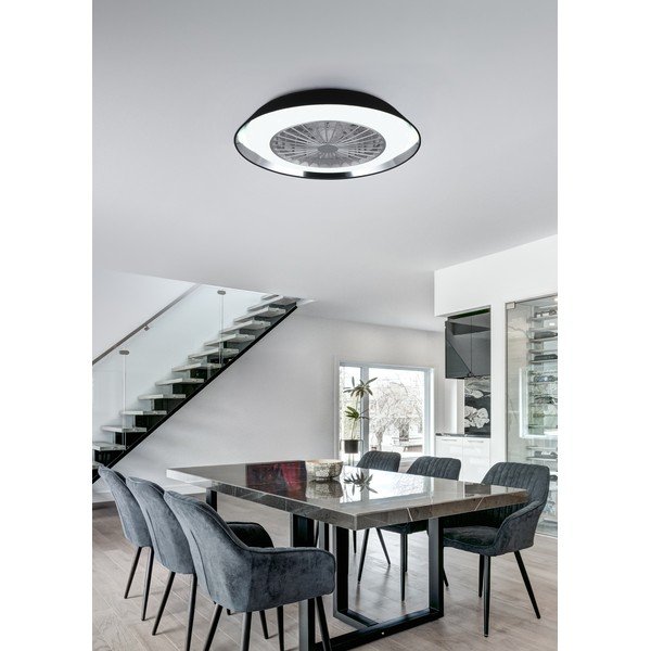 Plafoniera LED nera Varberg – Reality-image-1