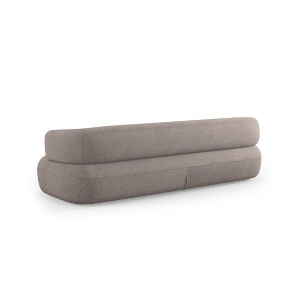 Divano marrone chiaro con rivestimento in bouclé 200 cm Jenny – Micadoni -image-4