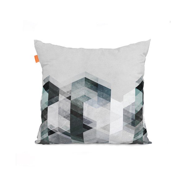 Set di 2 federe in cotone Rocks, 50 x 50 cm - Blanc-image-2