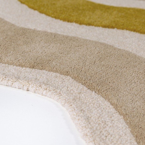 Passatoia verde/di colore naturale in lana tessuta a mano 80x300 cm Cascade Wool – Flair Rugs-image-4