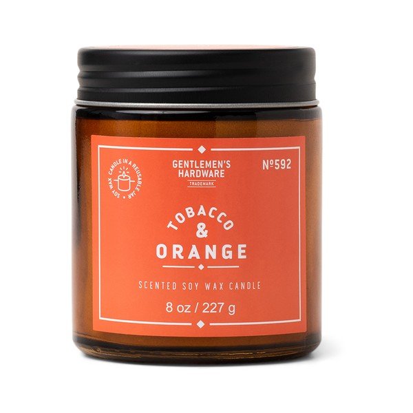 Candela di soia profumata tempo di combustione 48 h Tobacco & Orange - Gentlemen's Hardware